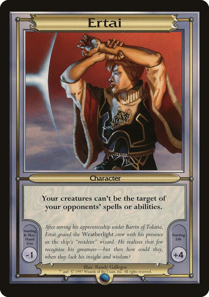 Ertai (Oversize) card from Vanguard