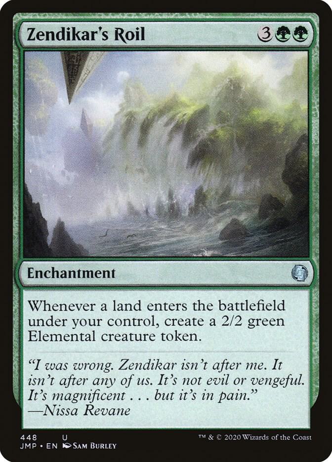 Zendikar's Roil 448 card from Jumpstart
