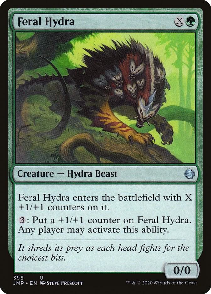 Feral Hydra 395 card from Jumpstart