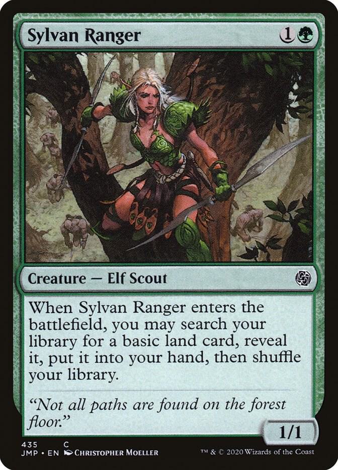 Sylvan Ranger 435 card from Jumpstart