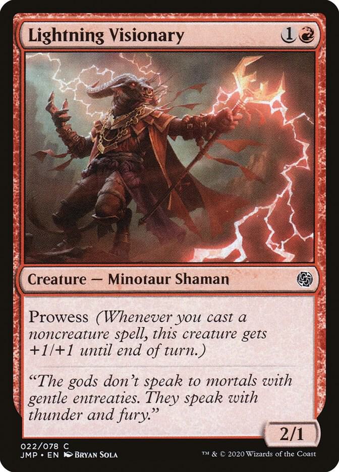 Lightning Visionary 22 card from Jumpstart