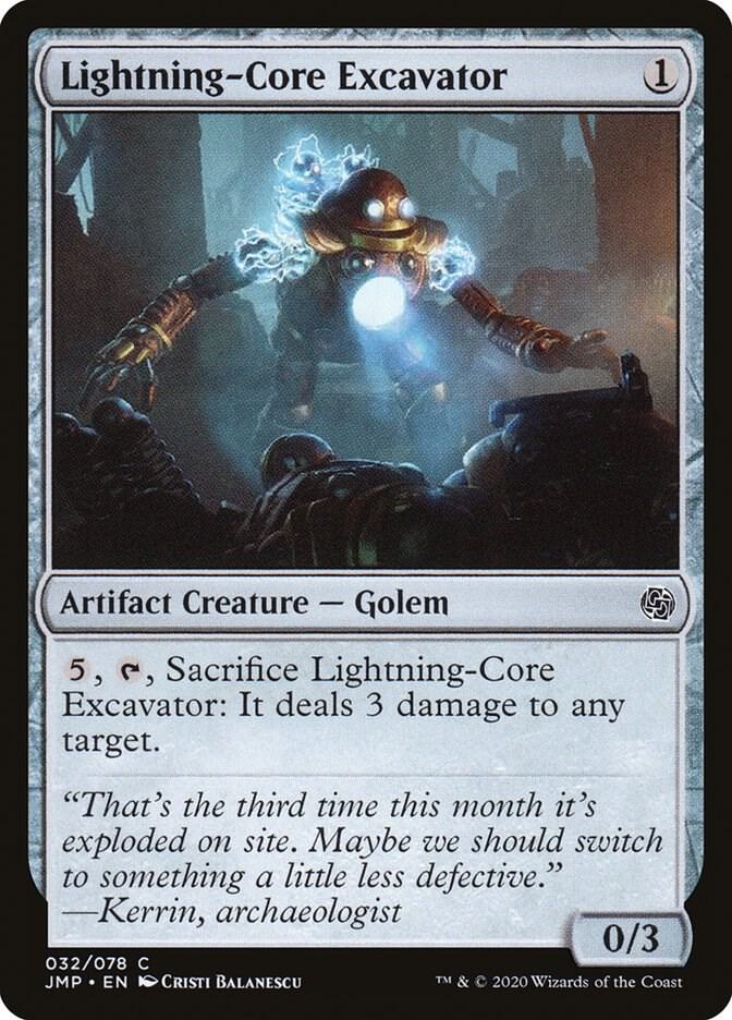 Lightning-Core Excavator 32 card from Jumpstart
