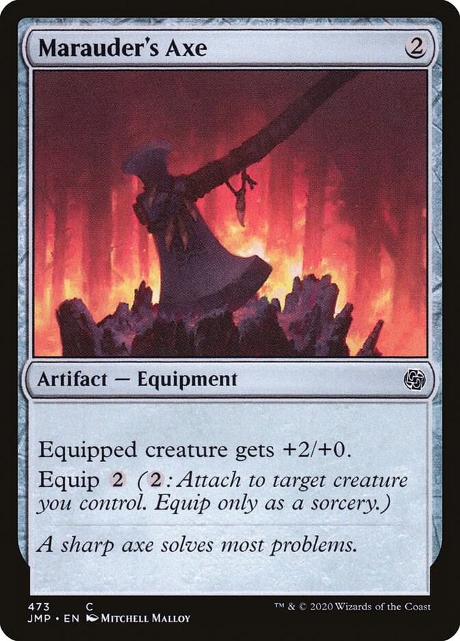 Marauder's Axe 473 card from Jumpstart