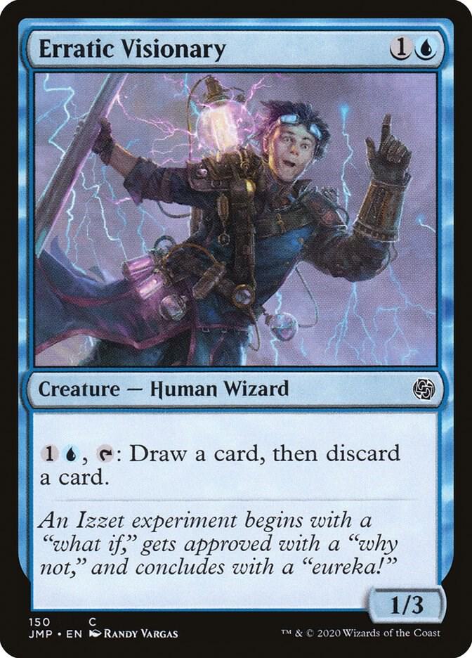 Erratic Visionary 150 card from Jumpstart