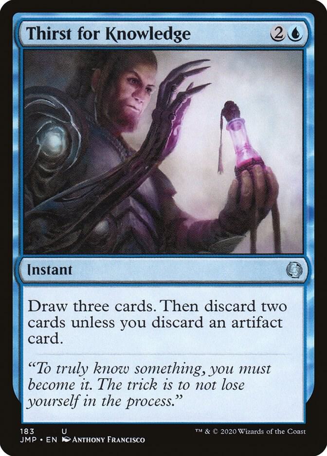 Thirst for Knowledge 183 card from Jumpstart