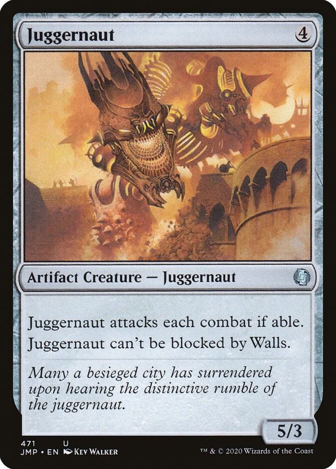 Juggernaut 471 card from Jumpstart