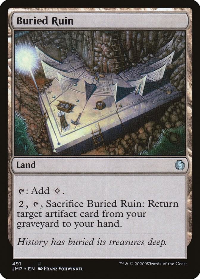 Buried Ruin 491 card from Jumpstart