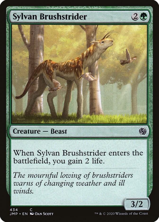 Sylvan Brushstrider 434 card from Jumpstart