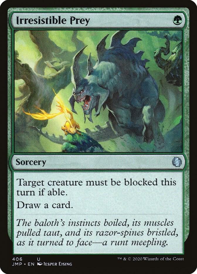 Irresistible Prey 406 card from Jumpstart