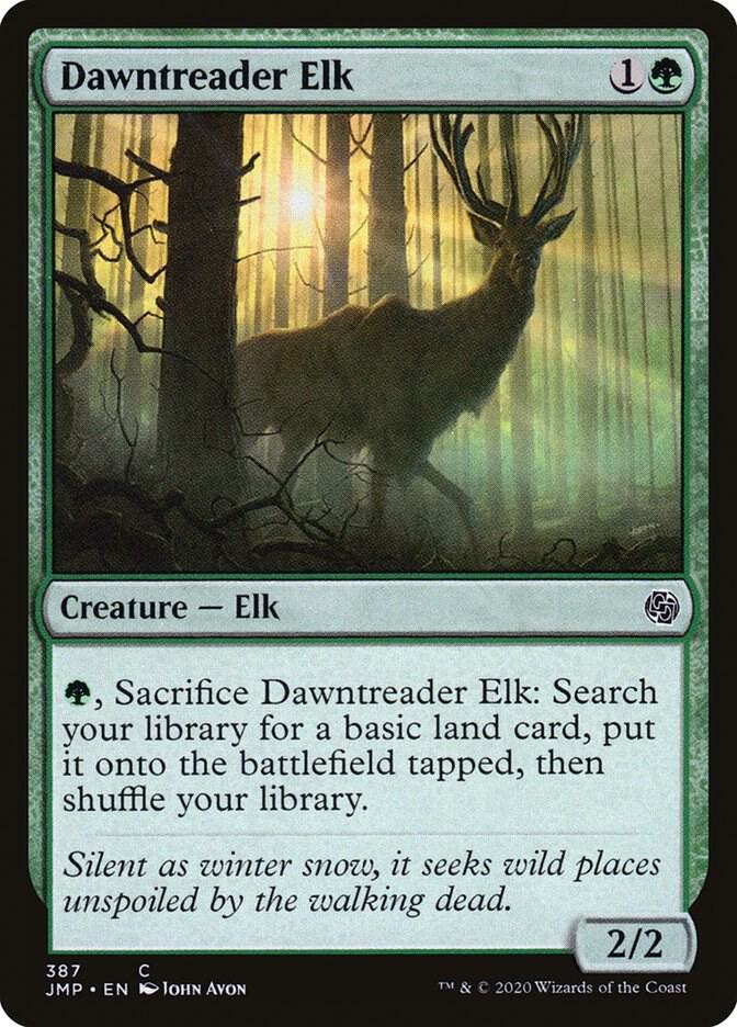 Dawntreader Elk 387 card from Jumpstart
