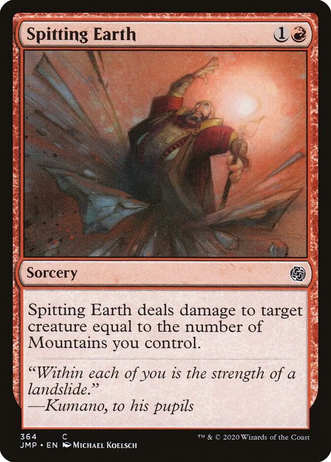 Spitting Earth 364 card from Jumpstart