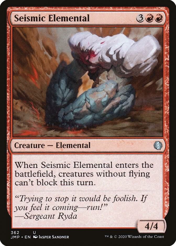 Seismic Elemental 362 card from Jumpstart