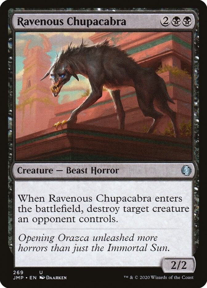 Ravenous Chupacabra 269 card from Jumpstart