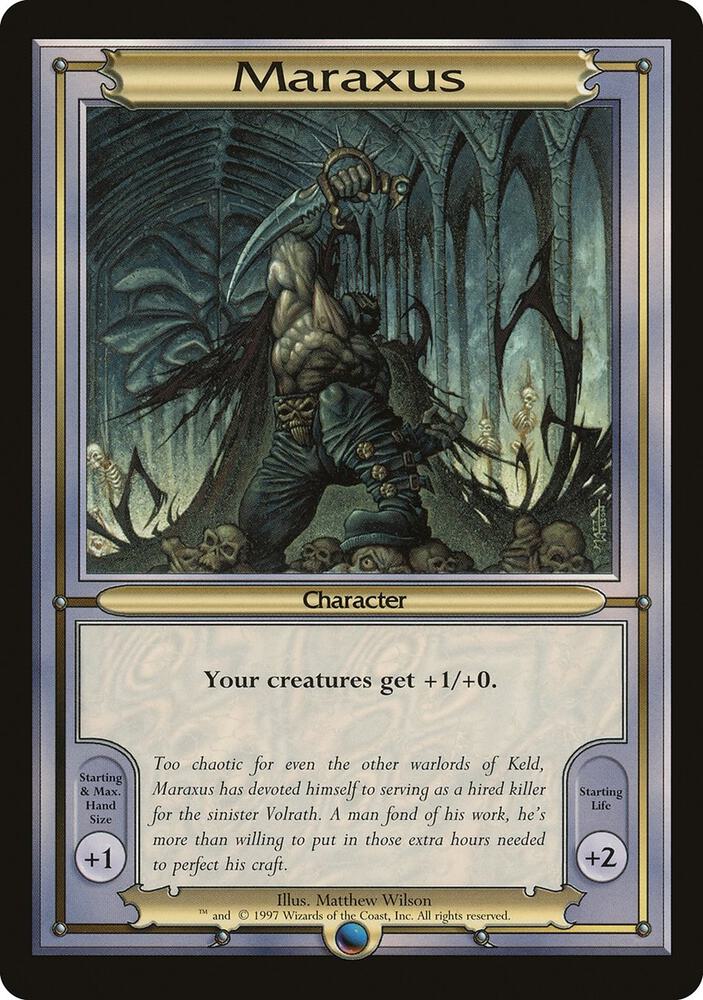 Maraxus (Oversize) card from Vanguard