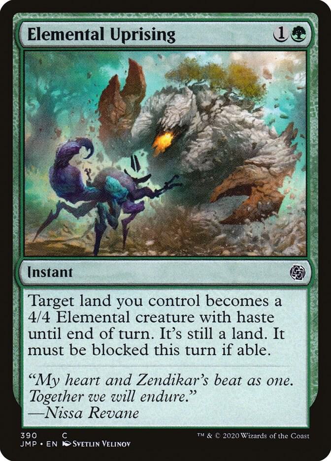 Elemental Uprising 390 card from Jumpstart