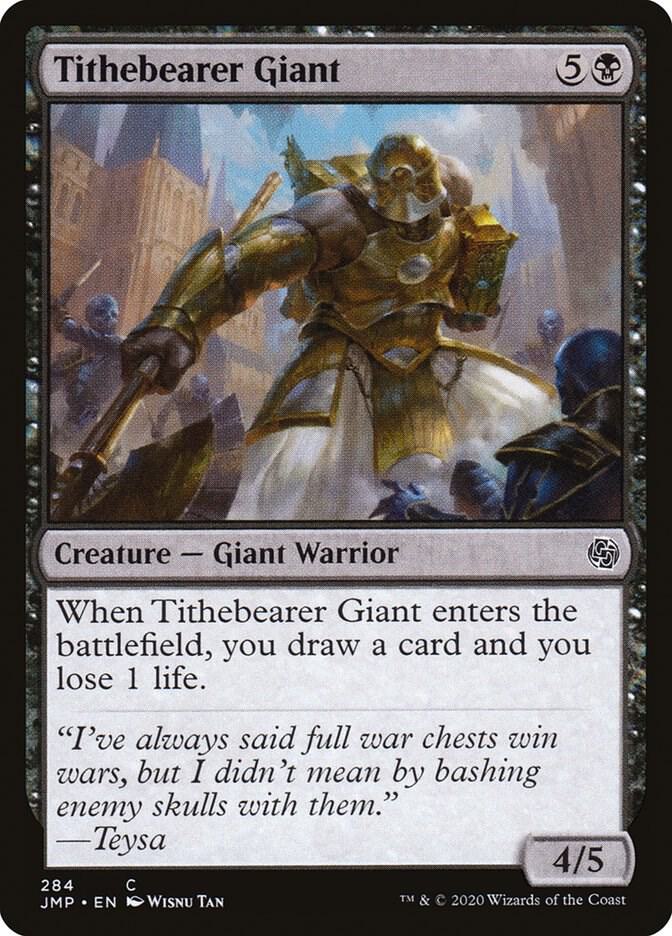 Tithebearer Giant 284 card from Jumpstart
