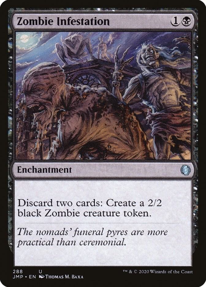 Zombie Infestation 288 card from Jumpstart
