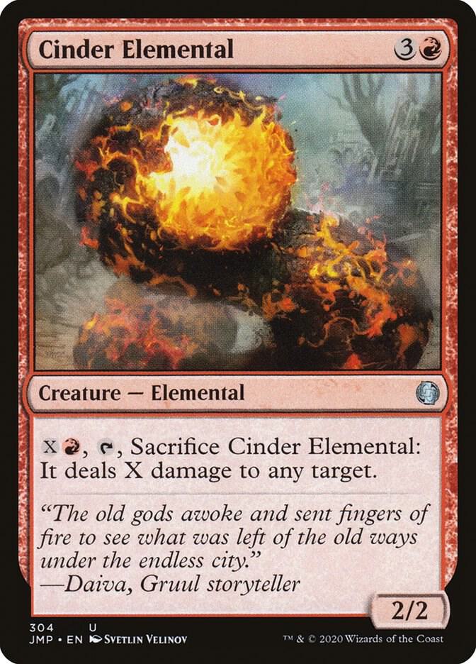 Cinder Elemental 304 card from Jumpstart