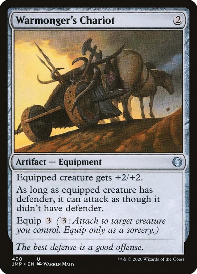 Warmonger's Chariot 490 card from Jumpstart