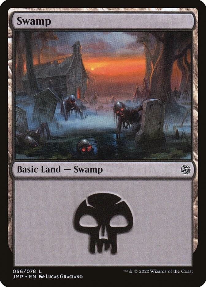 Swamp 56 card from Jumpstart