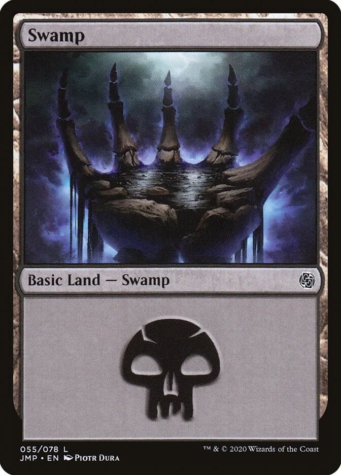 Swamp 55 card from Jumpstart