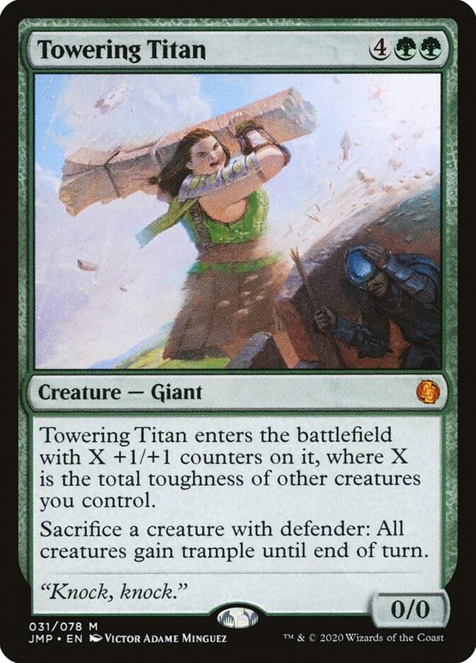 Towering Titan 31 card from Jumpstart