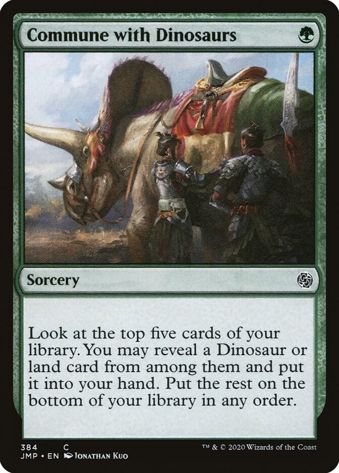 Commune with Dinosaurs 384 card from Jumpstart