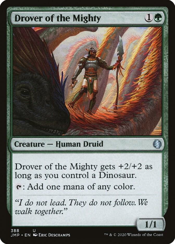Drover of the Mighty 388 card from Jumpstart