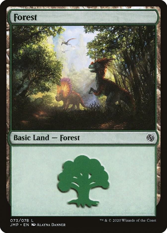 Forest 73 card from Jumpstart