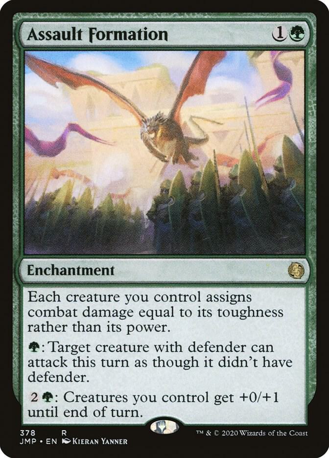 Assault Formation 378 card from Jumpstart