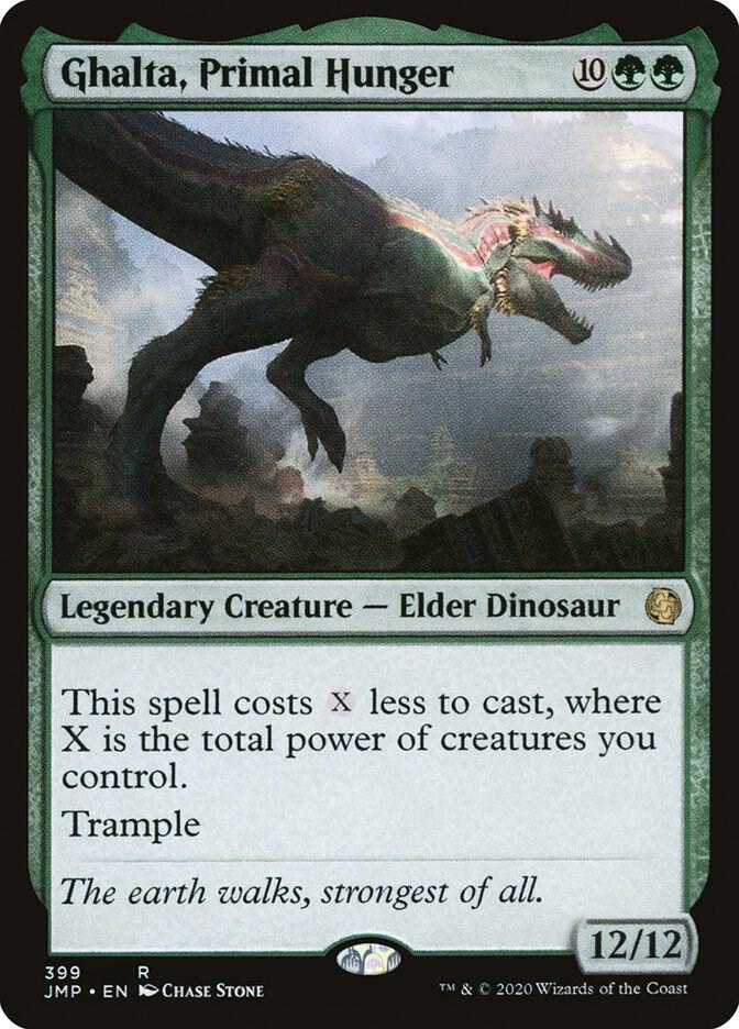 Ghalta, Primal Hunger 399 card from Jumpstart