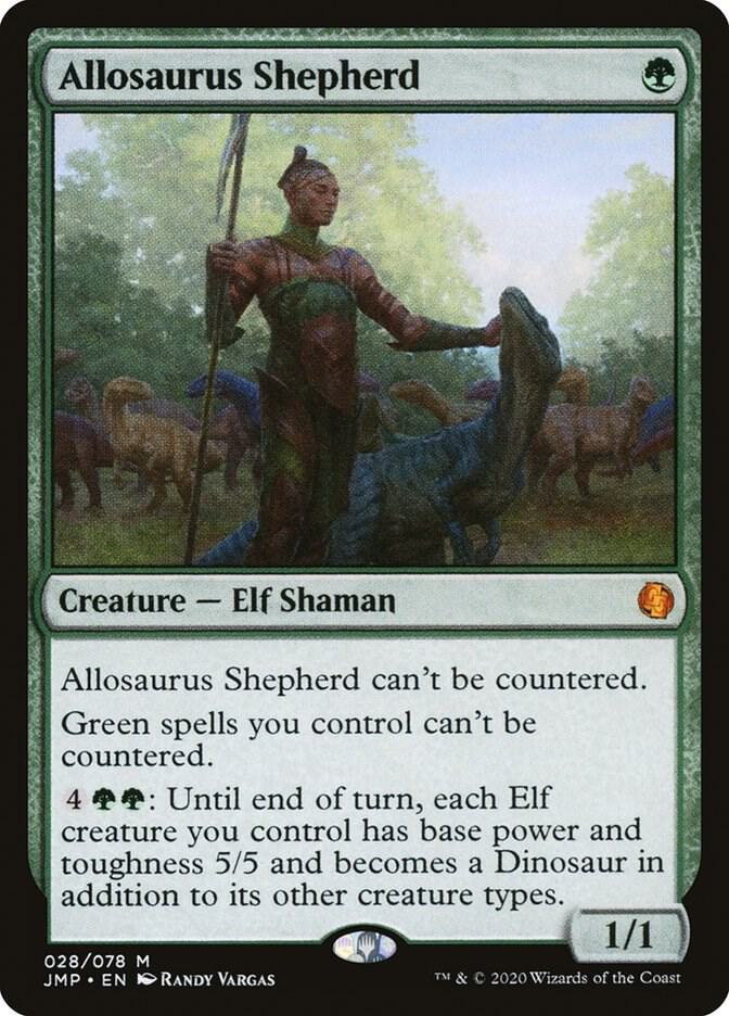 Allosaurus Shepherd 28 card from Jumpstart