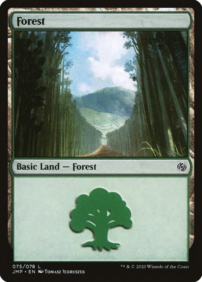 Forest 75 card from Jumpstart