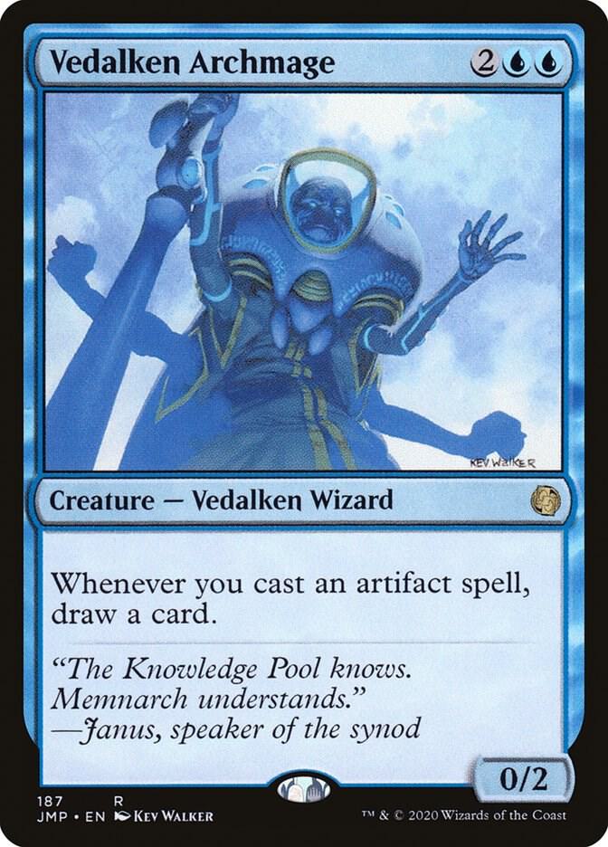 Vedalken Archmage 187 card from Jumpstart