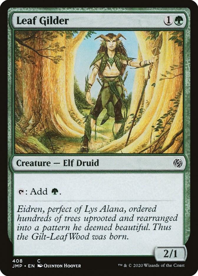 Leaf Gilder 408 card from Jumpstart