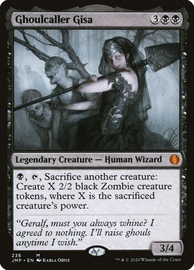 Ghoulcaller Gisa 236 card from Jumpstart