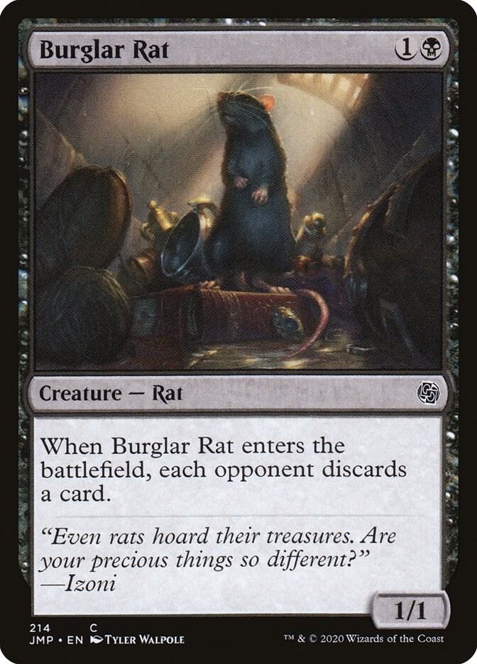 Burglar Rat 214 card from Jumpstart