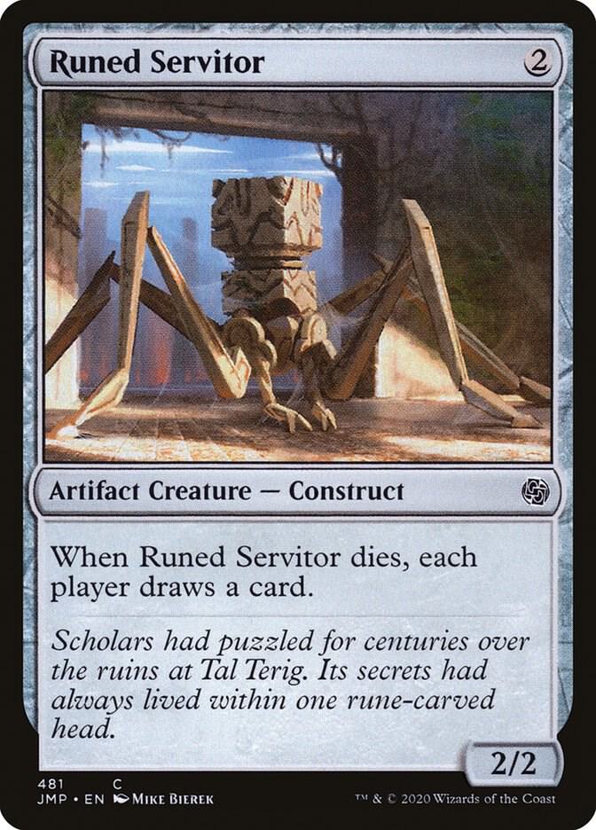 Runed Servitor 481 card from Jumpstart