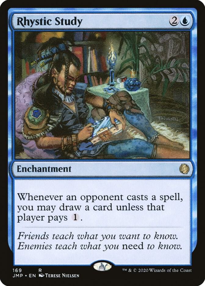 Rhystic Study 169 card from Jumpstart