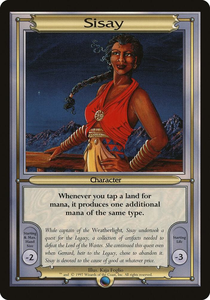 Sisay (Oversize) card from Vanguard