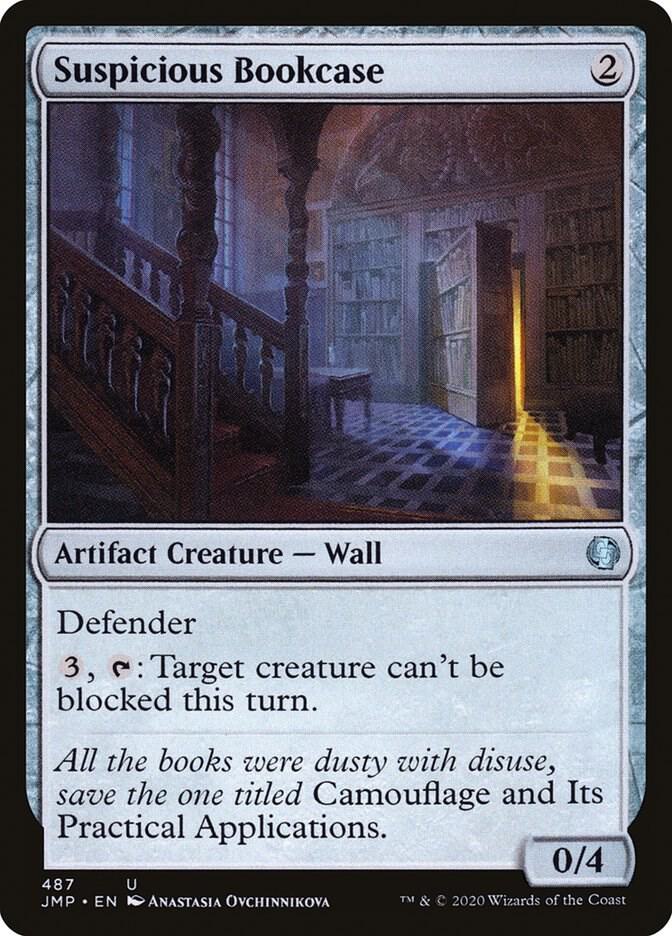 Suspicious Bookcase 487 card from Jumpstart
