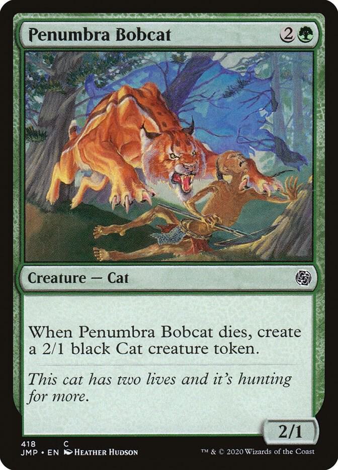 Penumbra Bobcat 418 card from Jumpstart