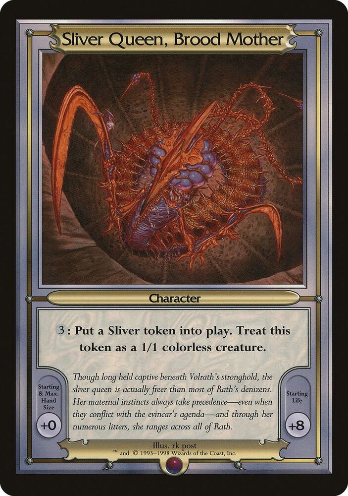 Sliver Queen, Brood Mother (Oversize) card from Vanguard