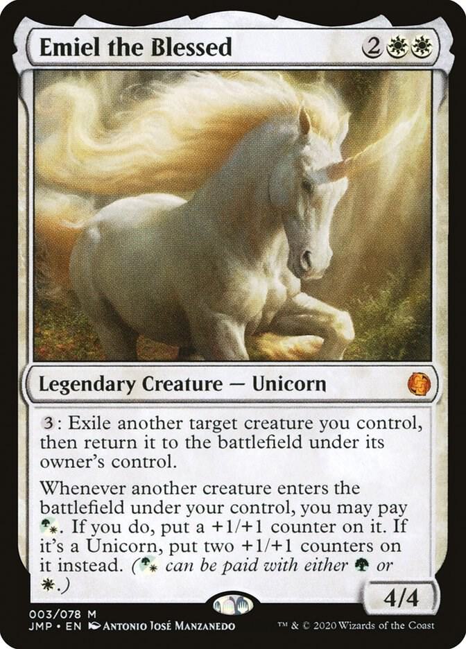 Emiel the Blessed 3 card from Jumpstart