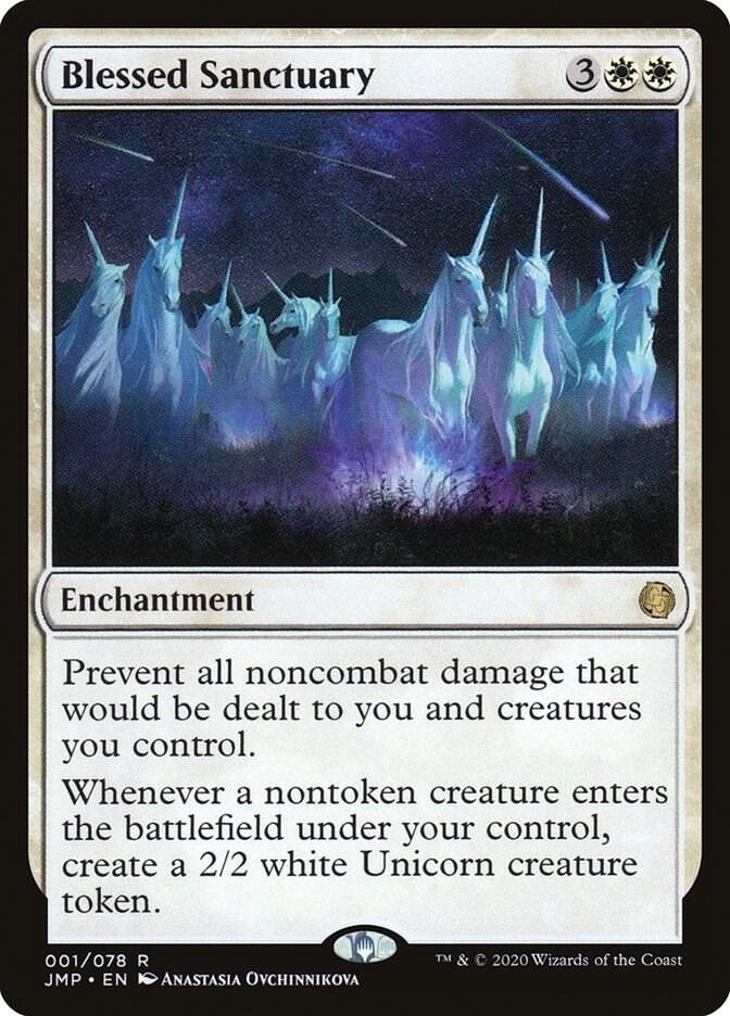 Blessed Sanctuary 1 card from Jumpstart
