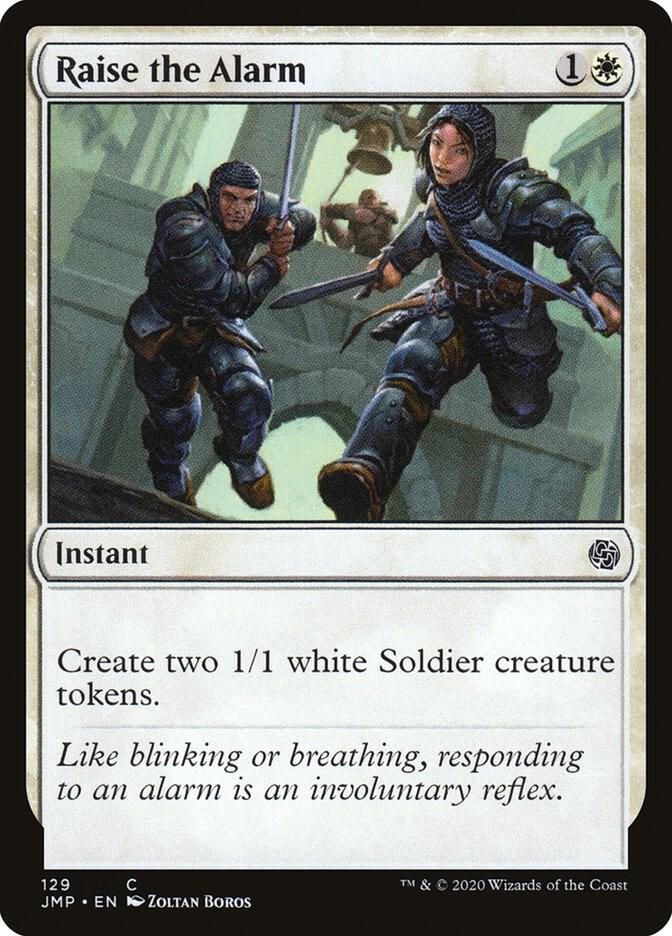 Raise the Alarm 129 card from Jumpstart