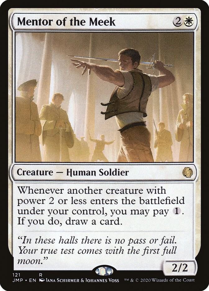 Mentor of the Meek 121 card from Jumpstart