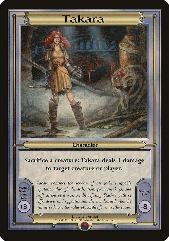 Takara (Oversize) card from Vanguard