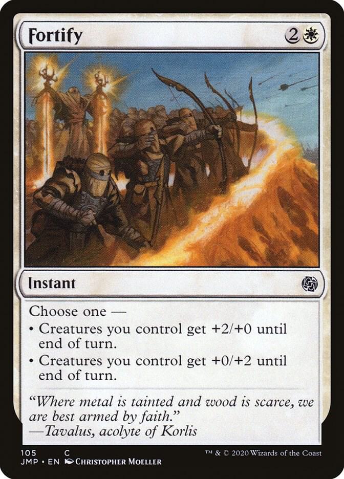Fortify 105 card from Jumpstart