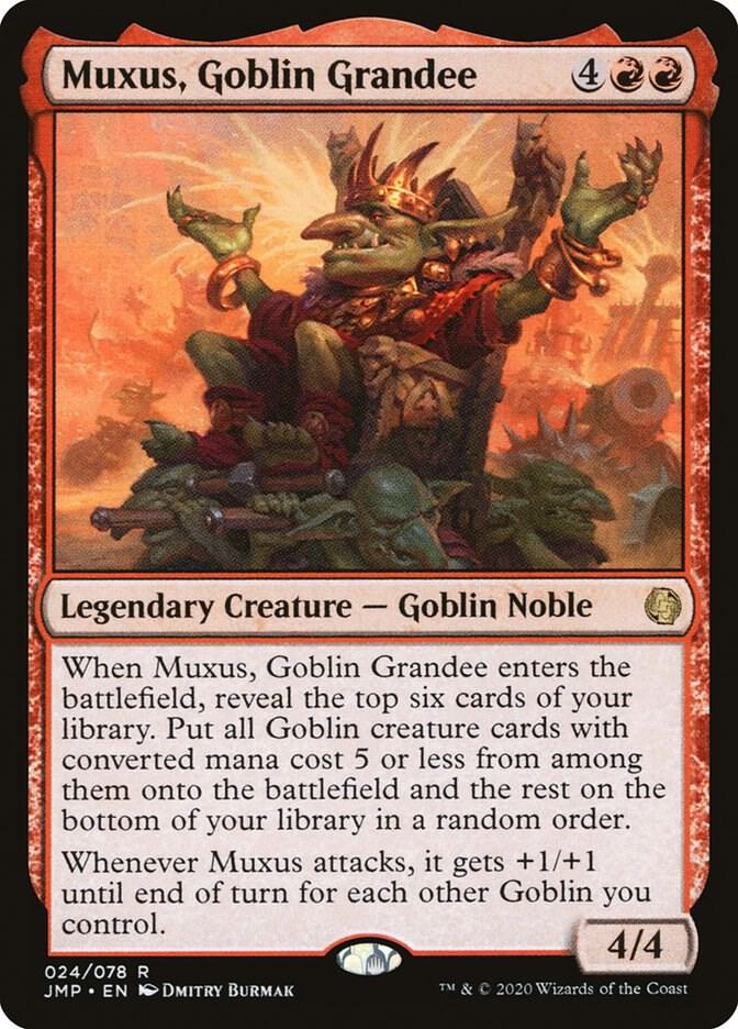 Muxus, Goblin Grandee 24 card from Jumpstart